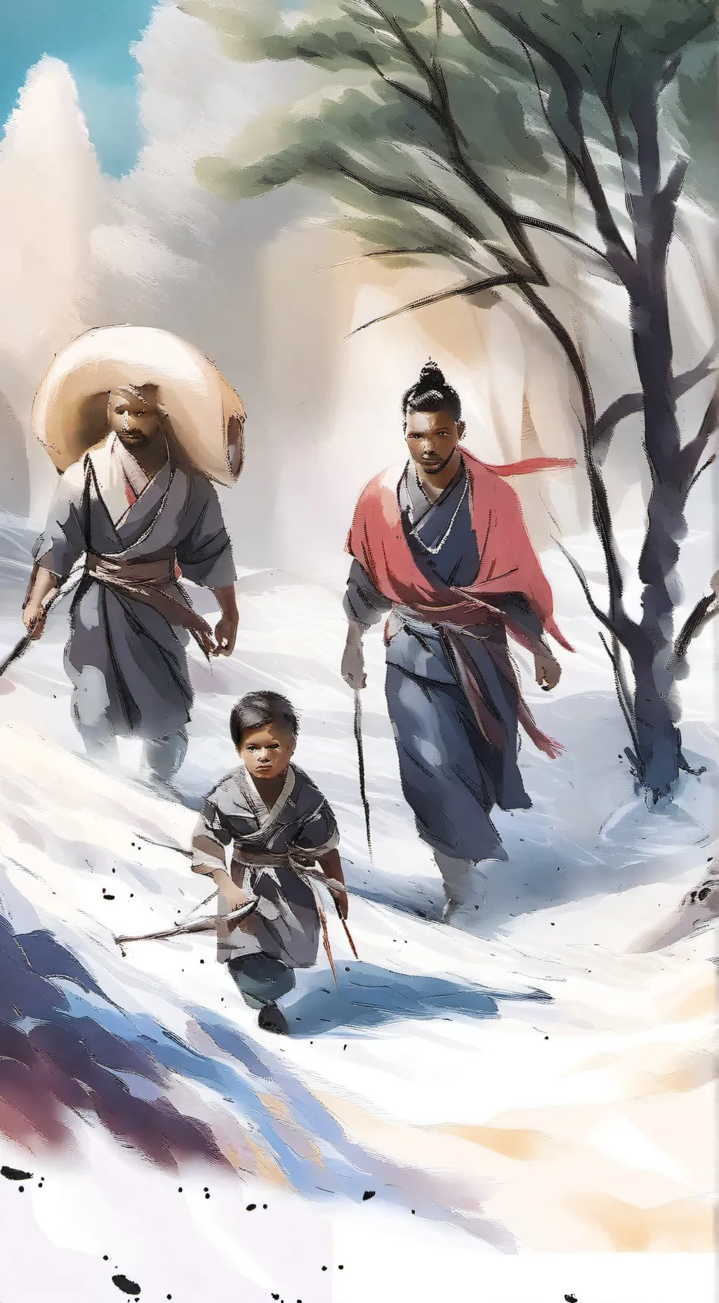 ai character: hi background