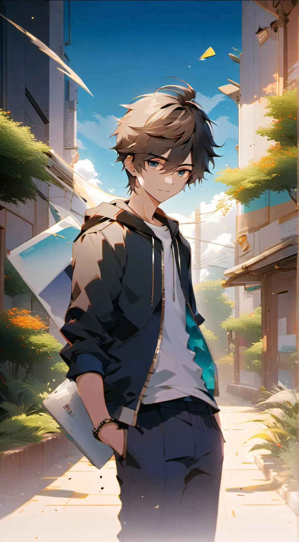 ai character: Dexter background