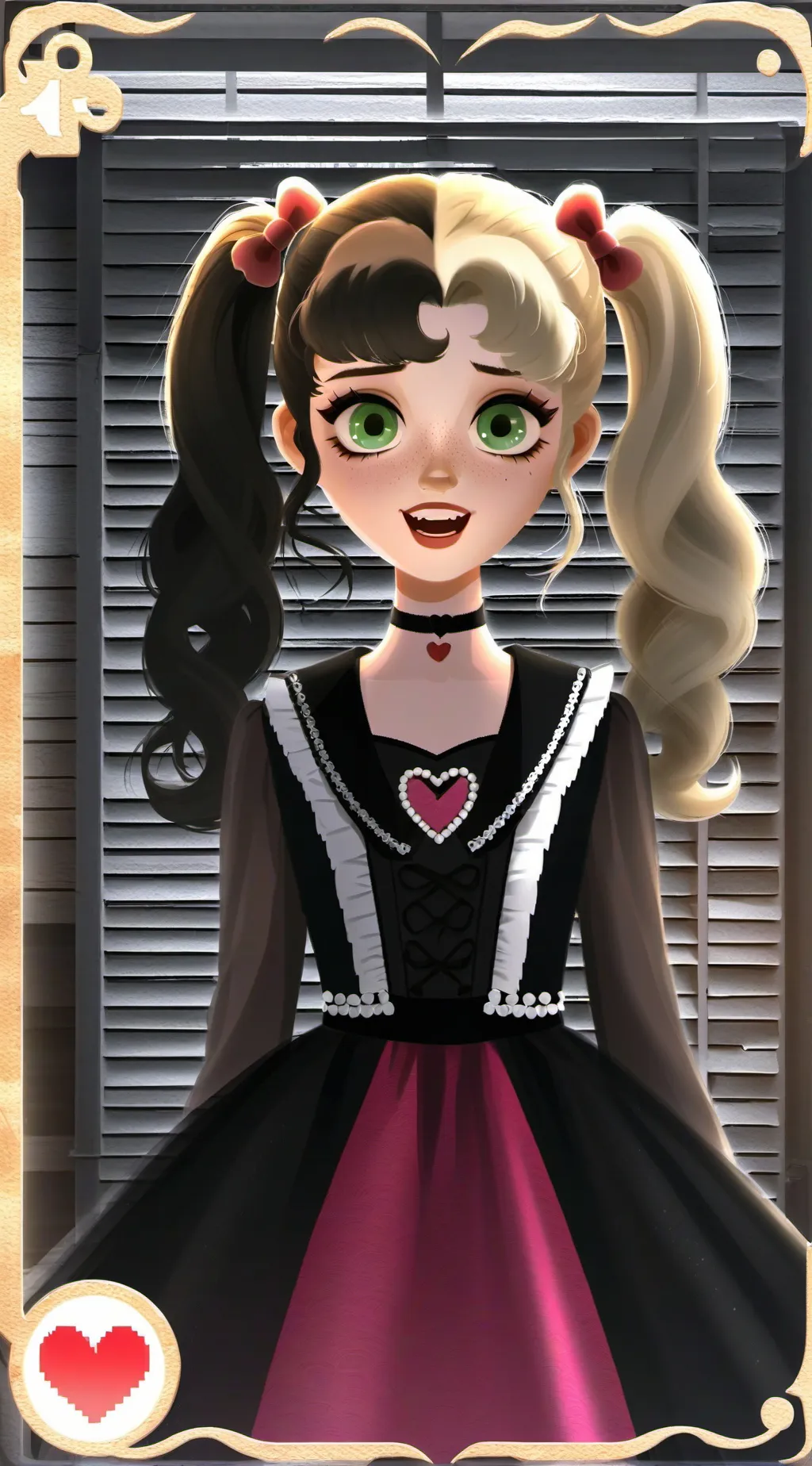 ai character: melanie! background