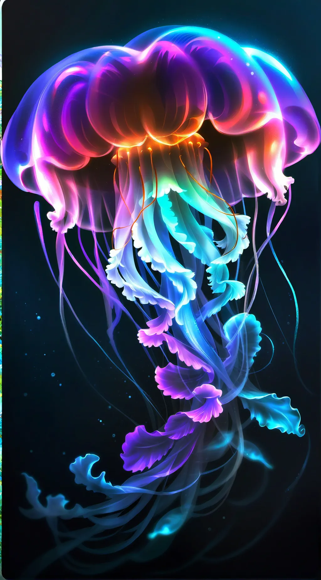 ai character: Aurora background