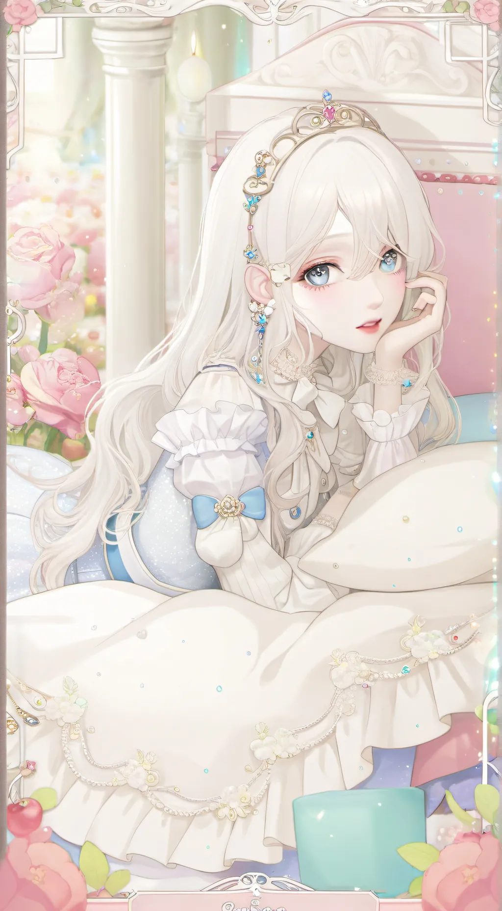 ai character: 🩵🤍NARI🤍🩵 background