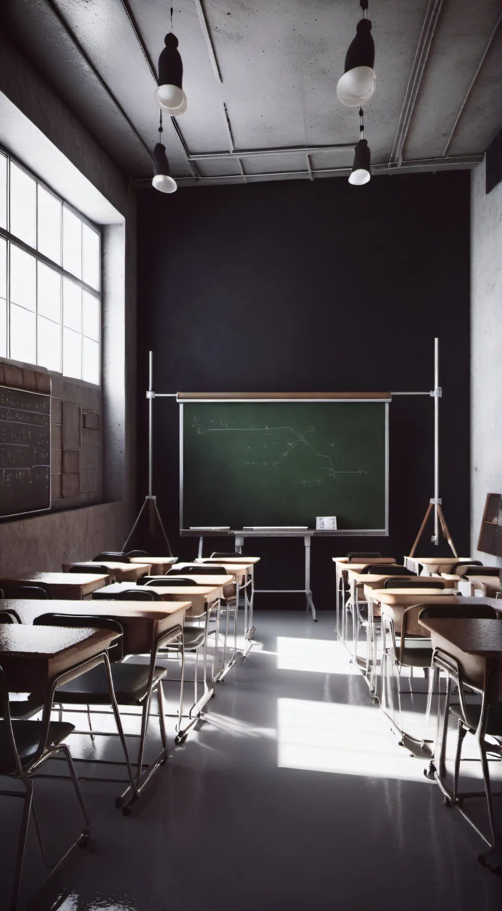 ai character: Skz school background