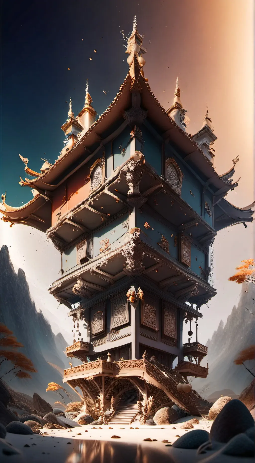 ai character: кижано  background