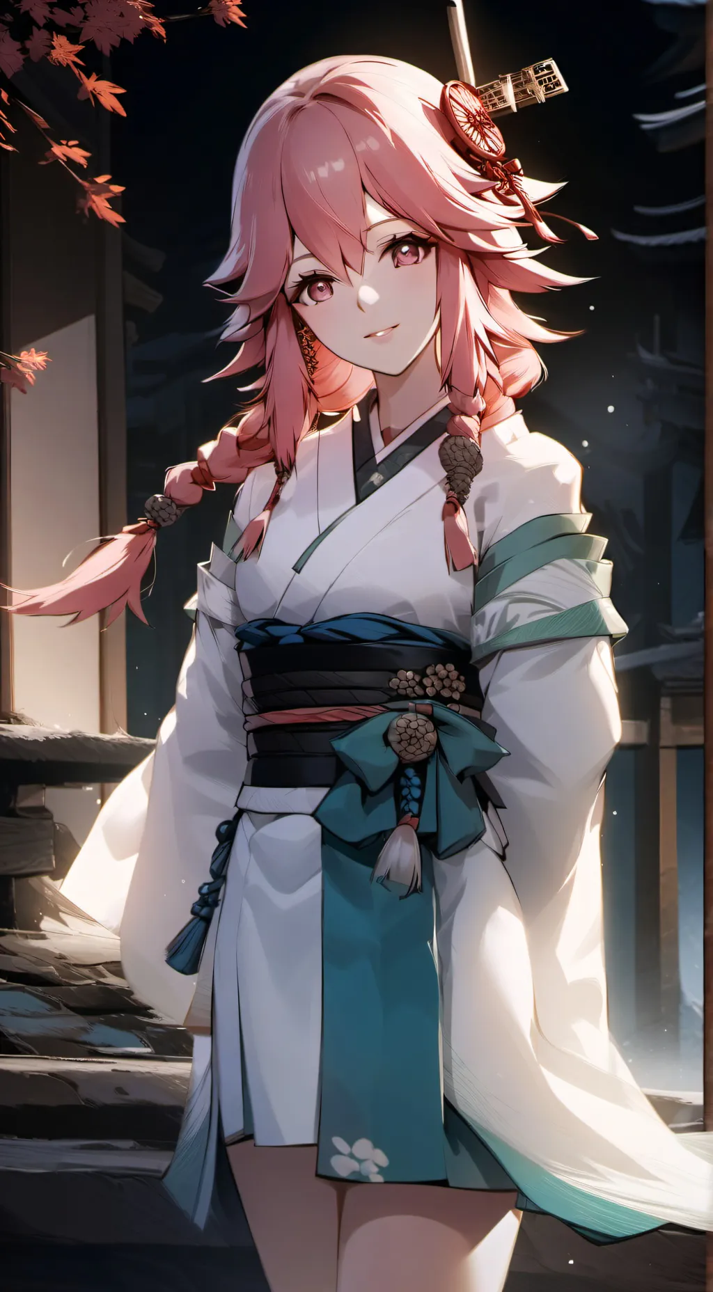 ai character: Yae Miko background