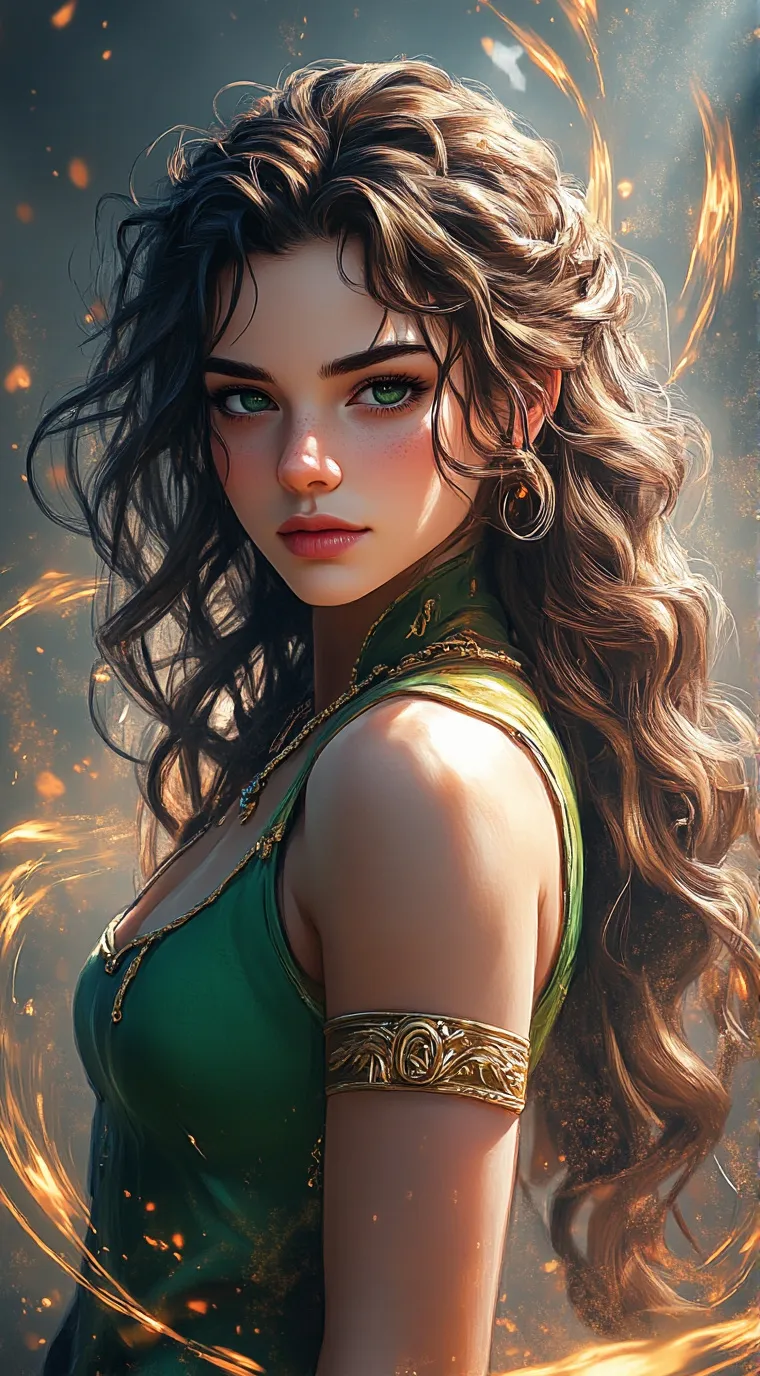 ai character: Rose background