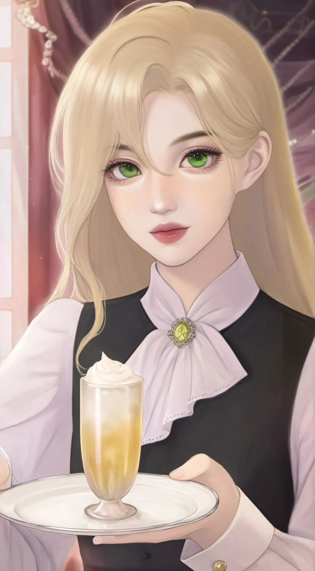 ai character: ♡ •《~Belle~》• ♡ background