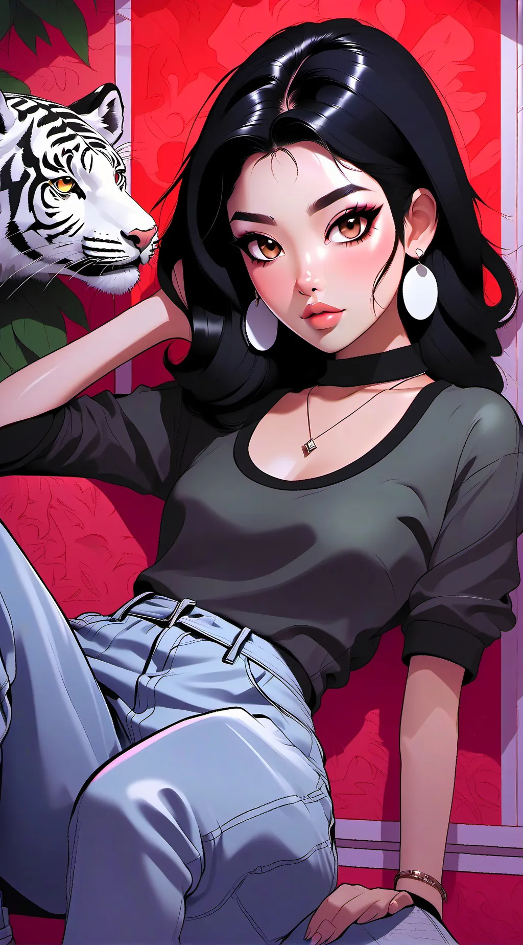 ai character: Mariana  background