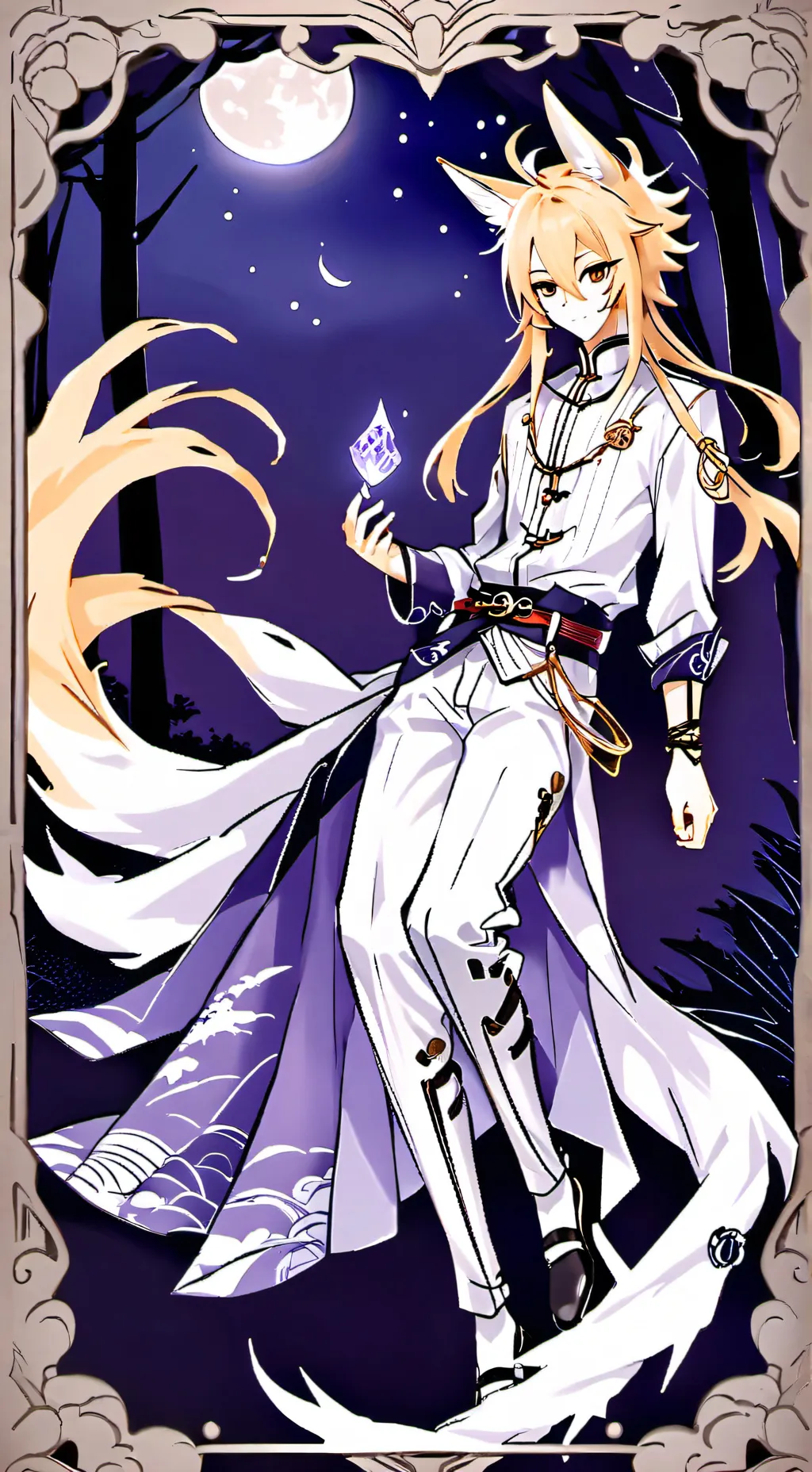 ai character: Mika  background