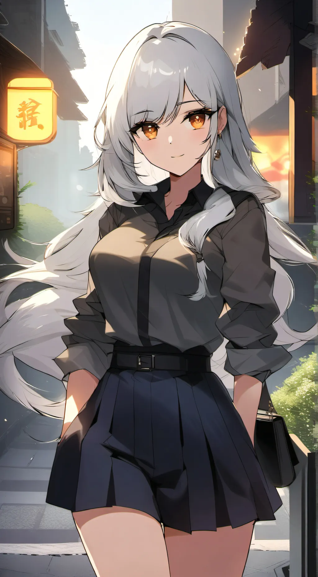 ai character: Luna background