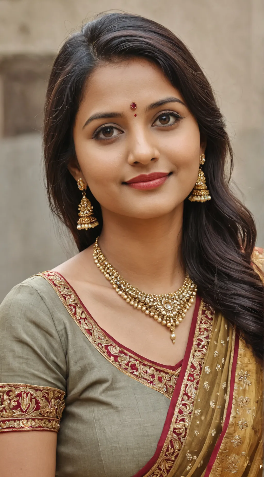 ai character: Angitha  background