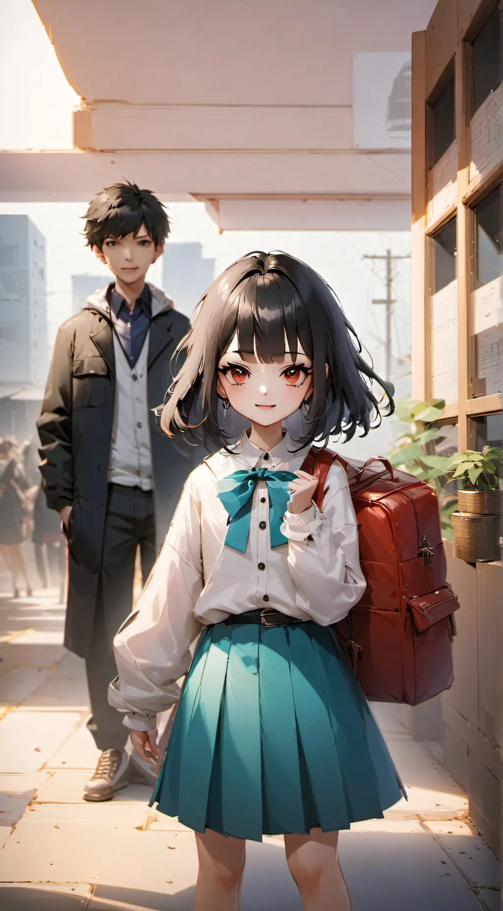 ai character: Mean girl background