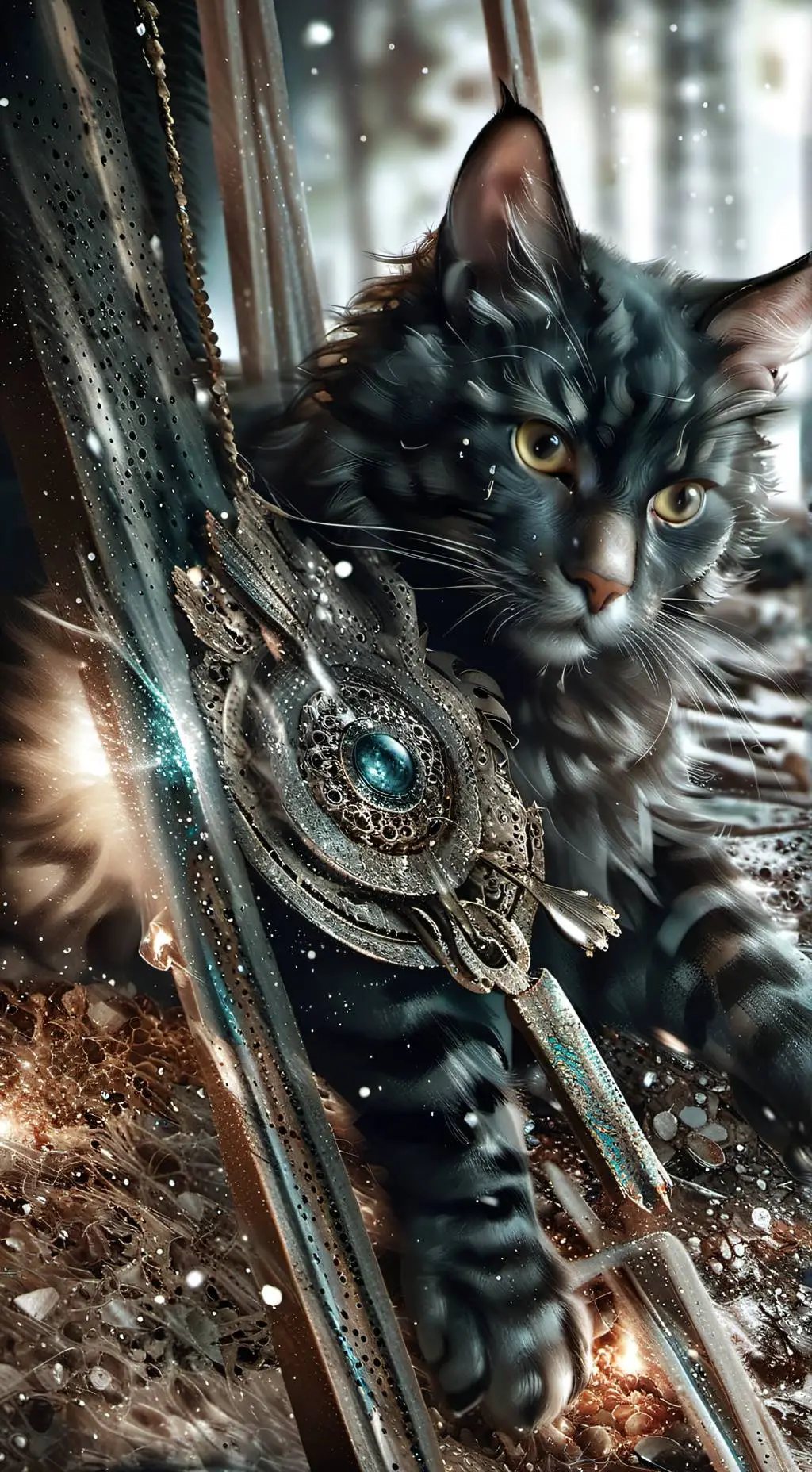 ai character: Kittens  background