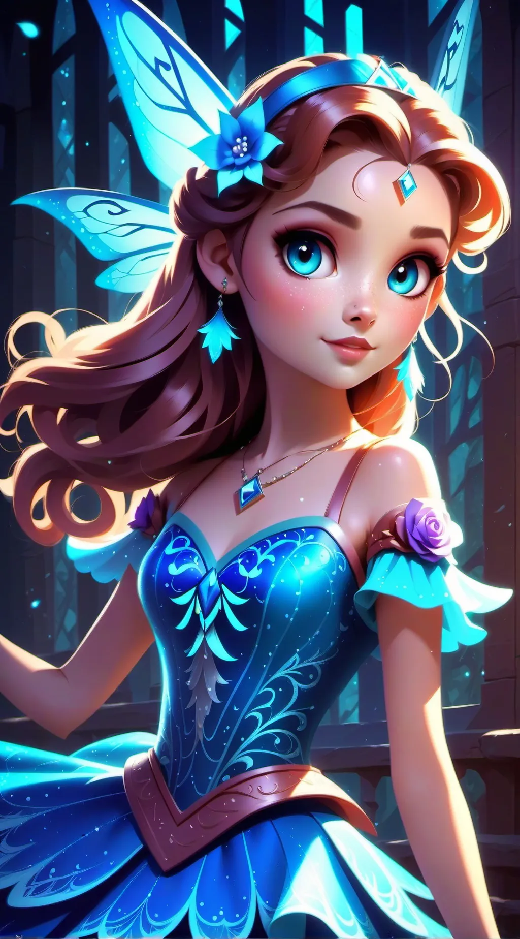 ai character: Anastasia  background