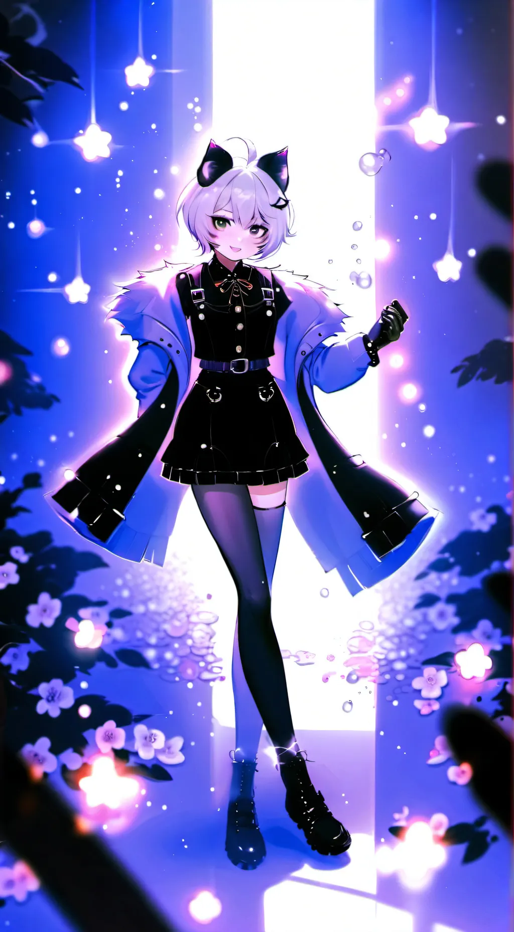 ai character: Flower♥ background