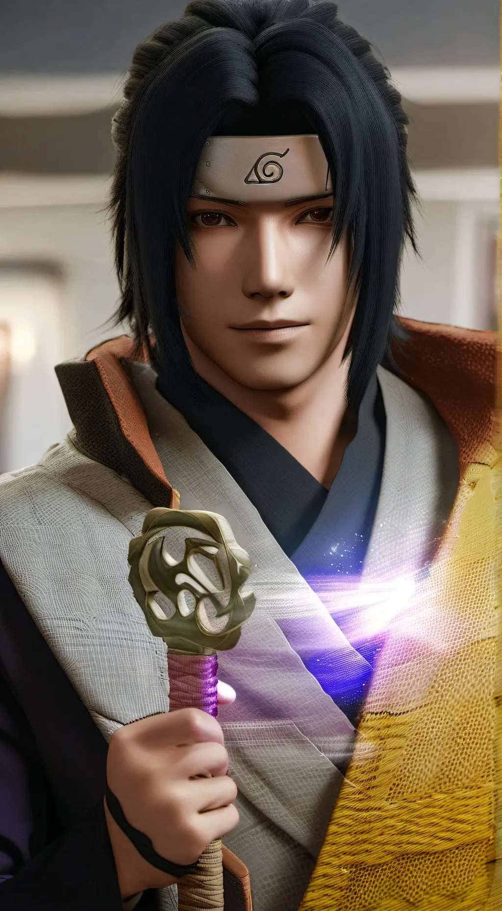 ai character: Sasuke background