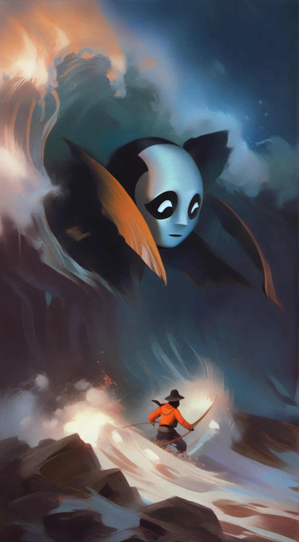 ai character: ASK ME ANYTHING background