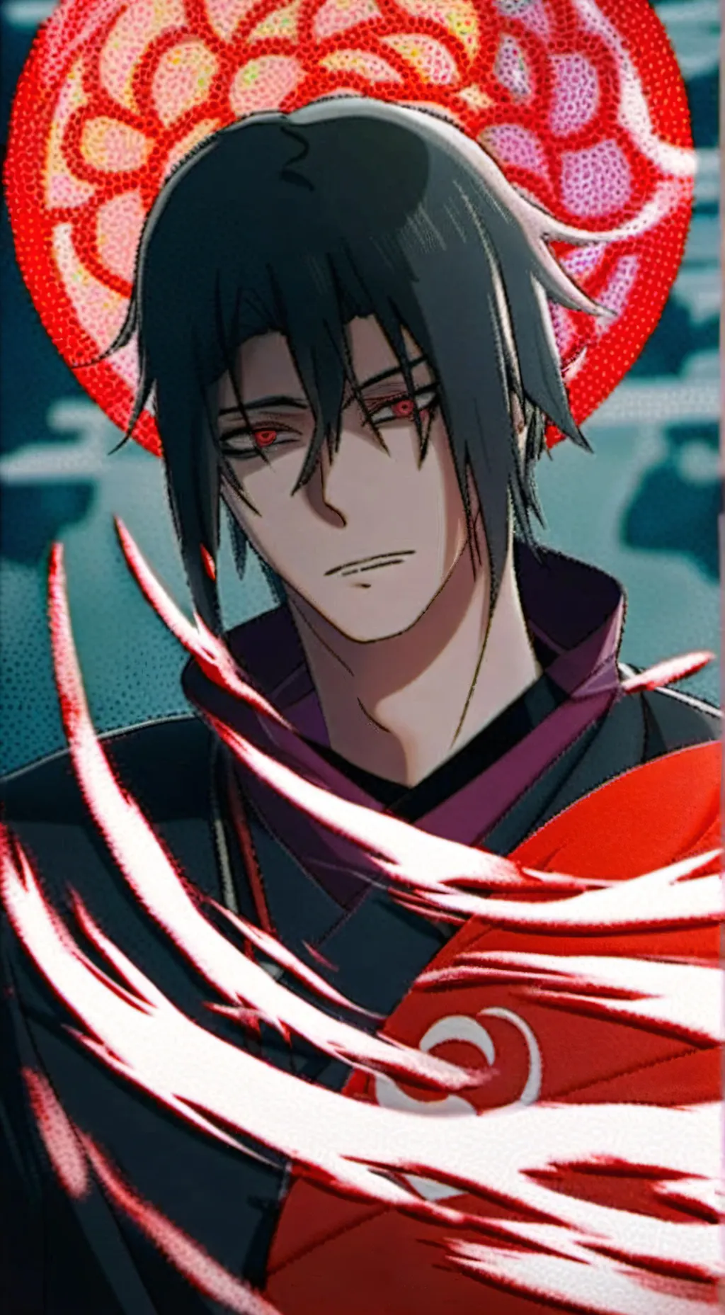 ai character: Itachi Uchiwa background