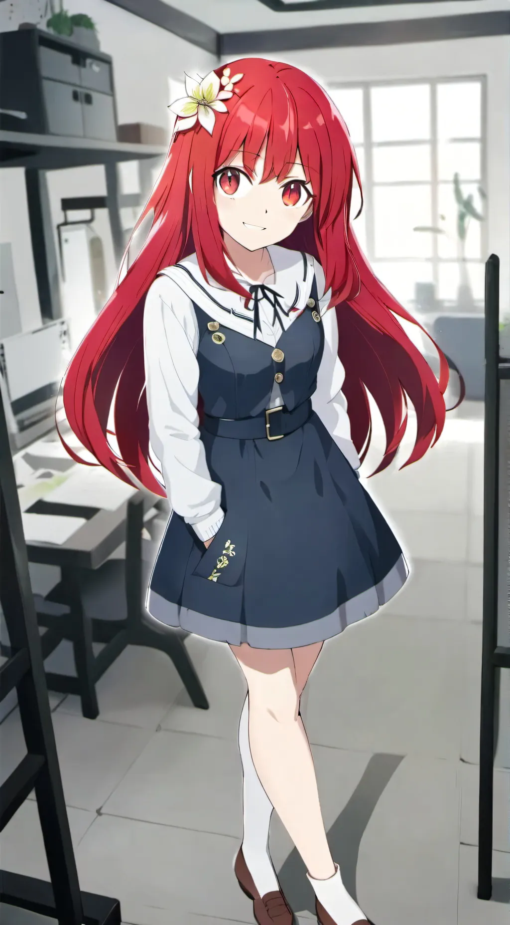 ai character: Kushina  background