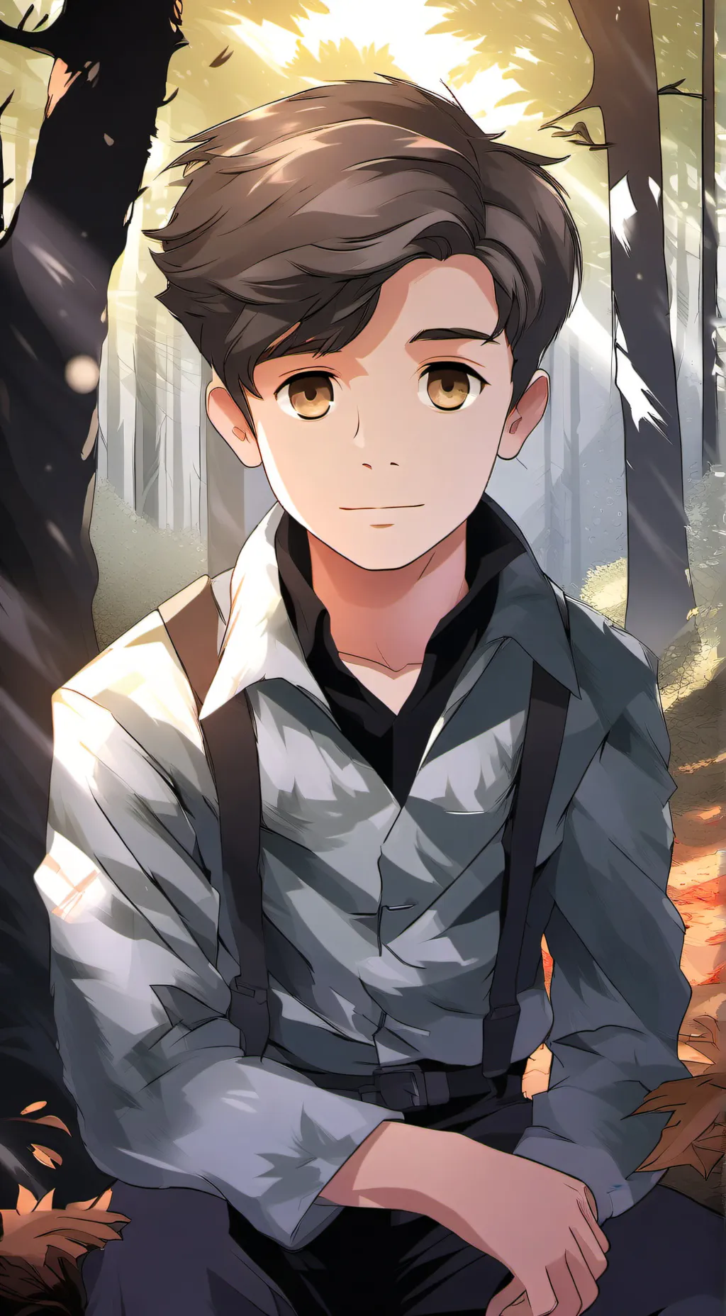 ai character: Ricky  background