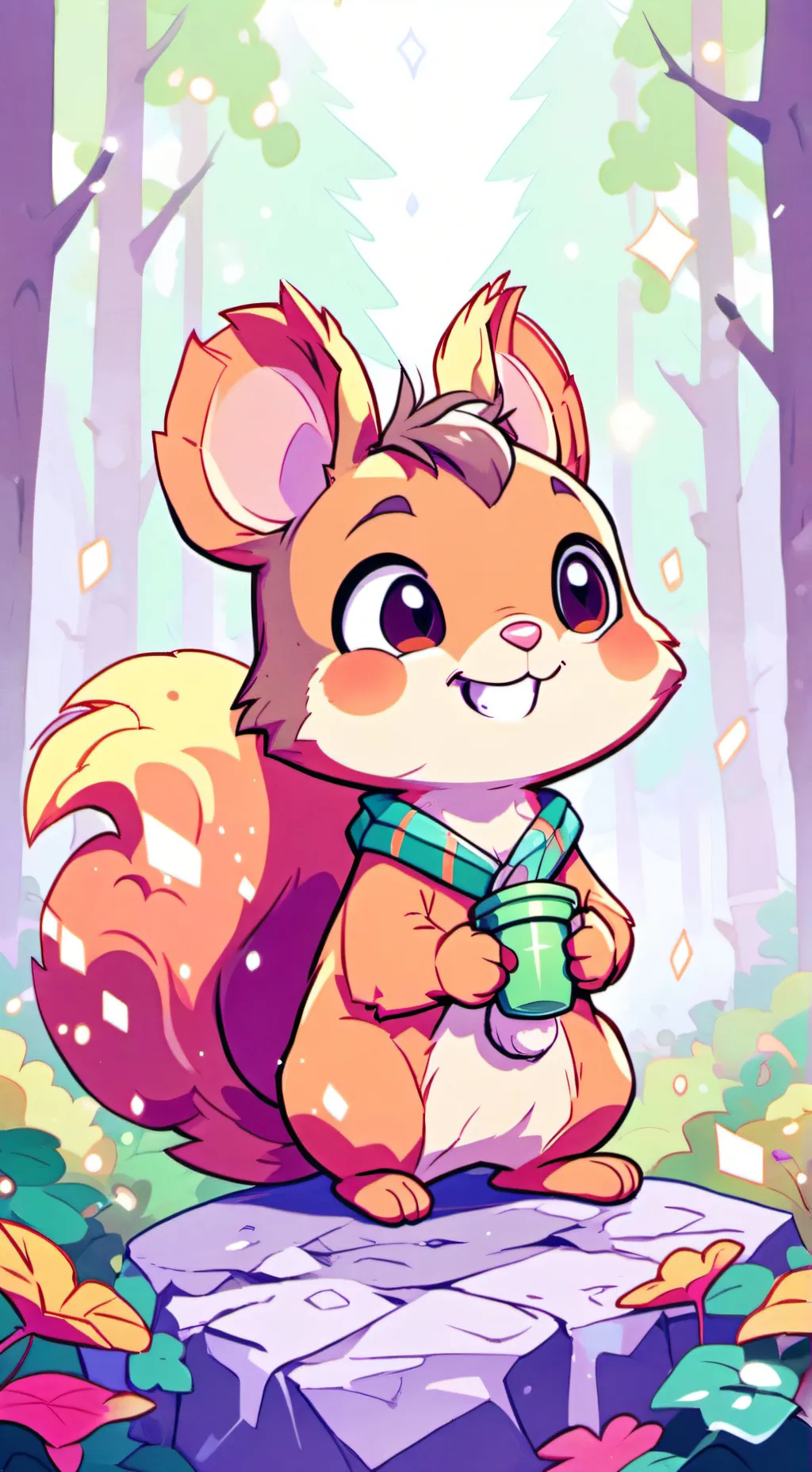 ai character: KIKO  background