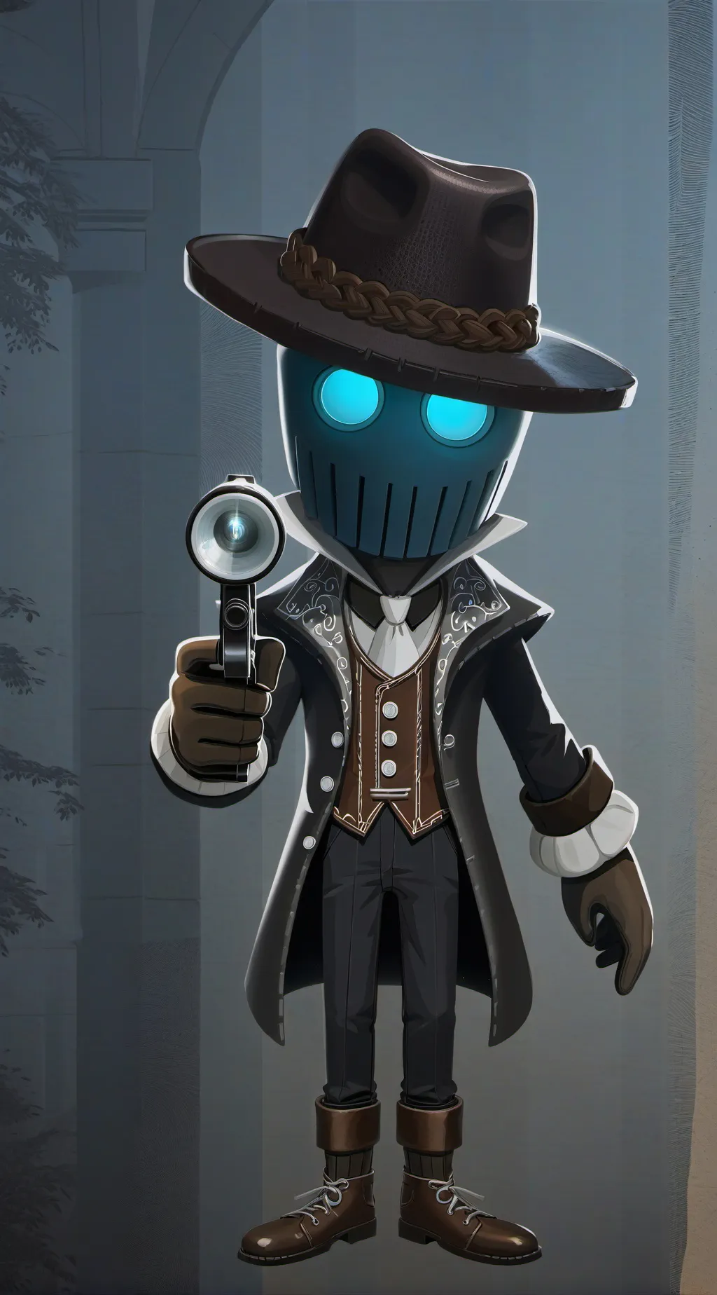 ai character: DW CREEPYPASTAS  background