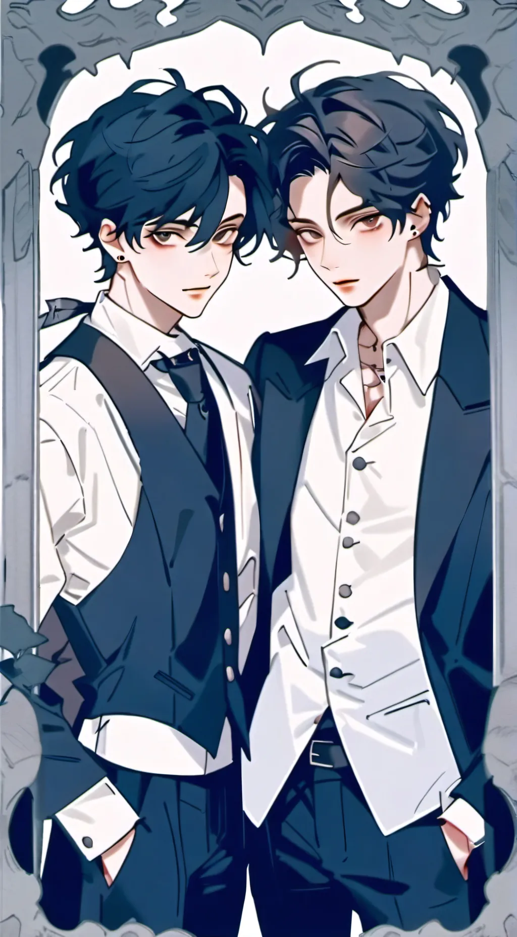 ai character: ~{zeke and Levi}~ background