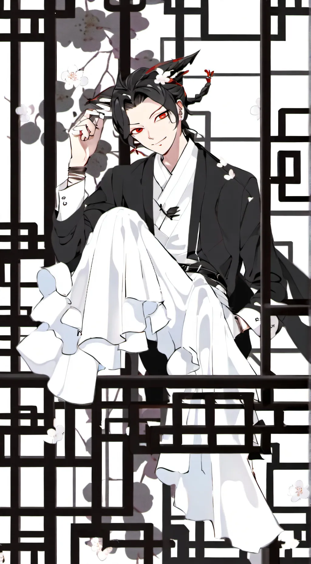 ai character: Muzan Kibutsuji  background