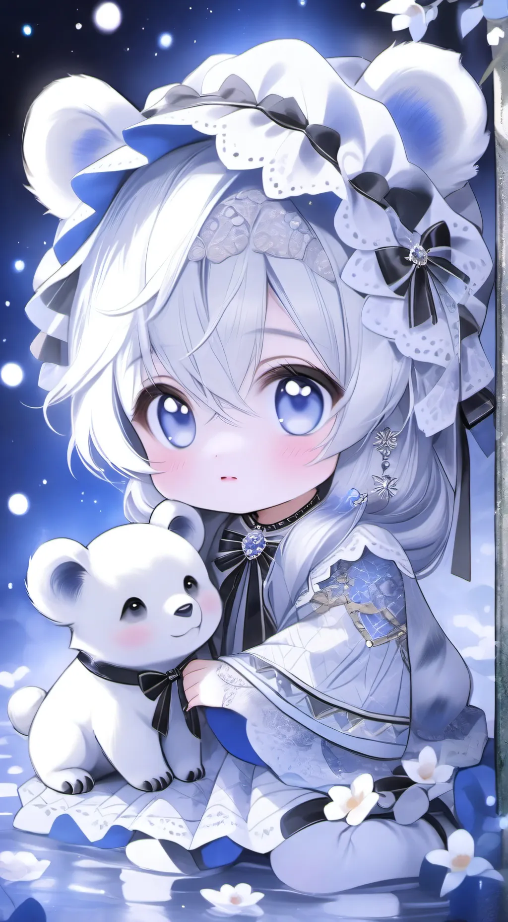 ai character: Lily  background