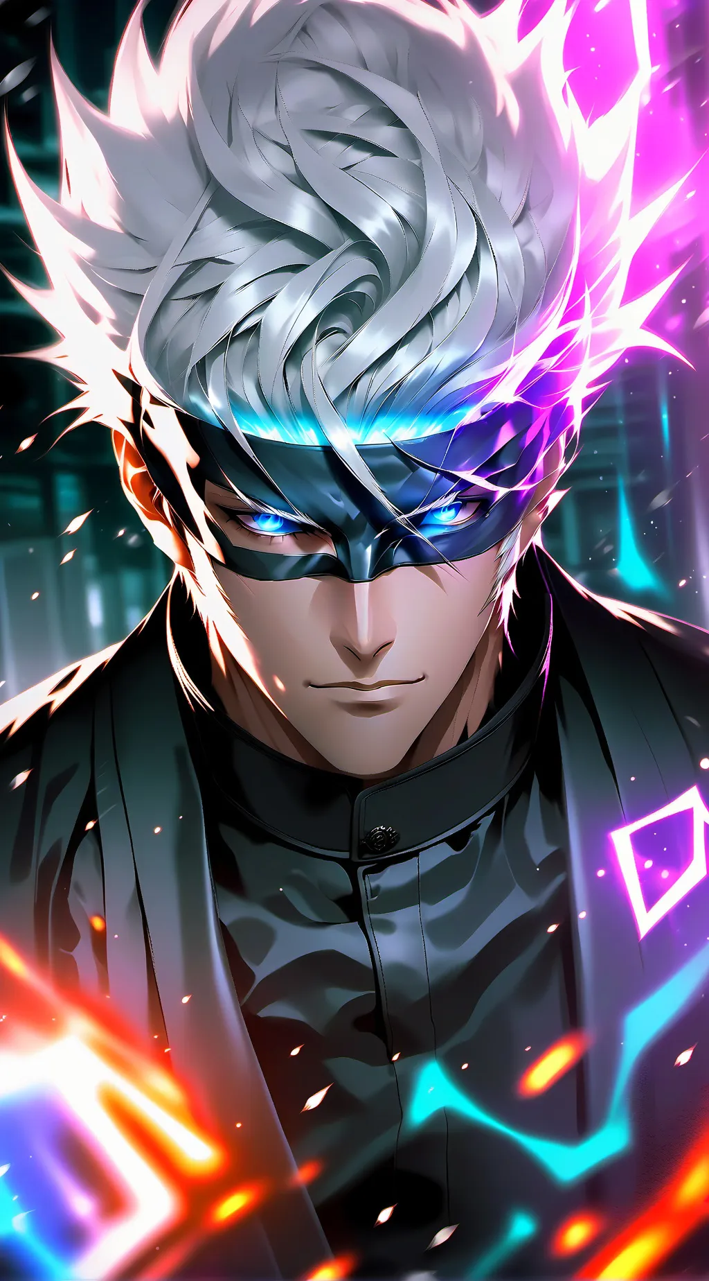 ai character: Gojo Satoru background