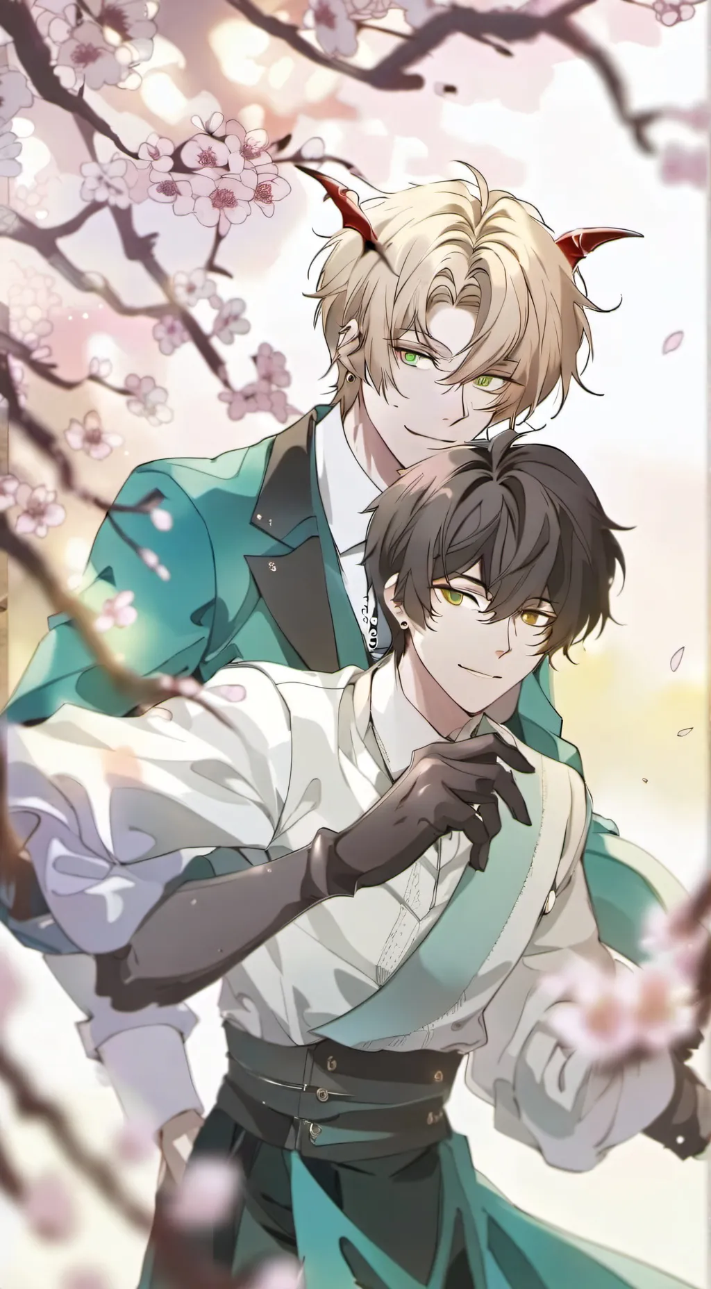 ai character: Demon mha background