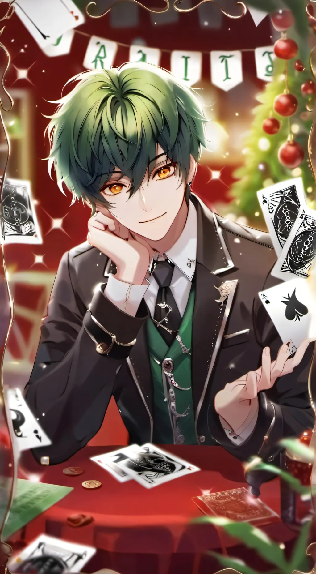 ai character: Deku background