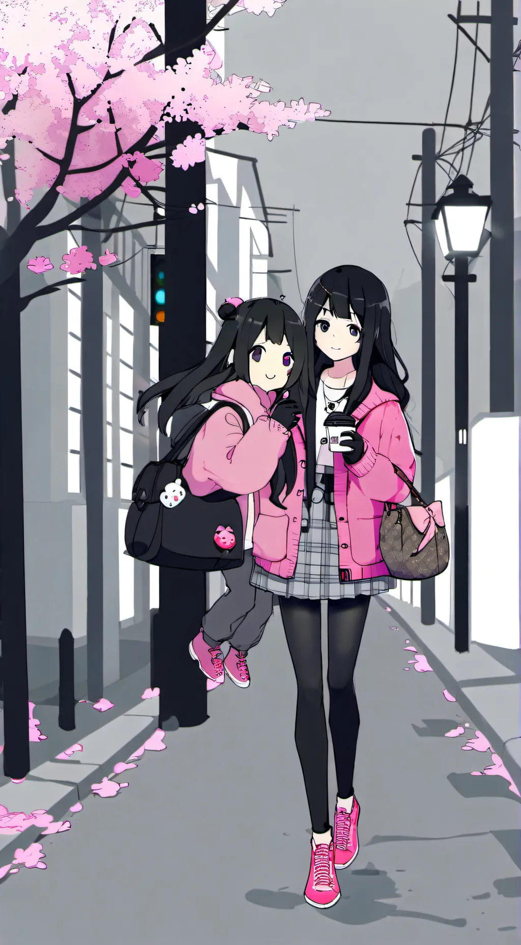 ai character: Feminine City background