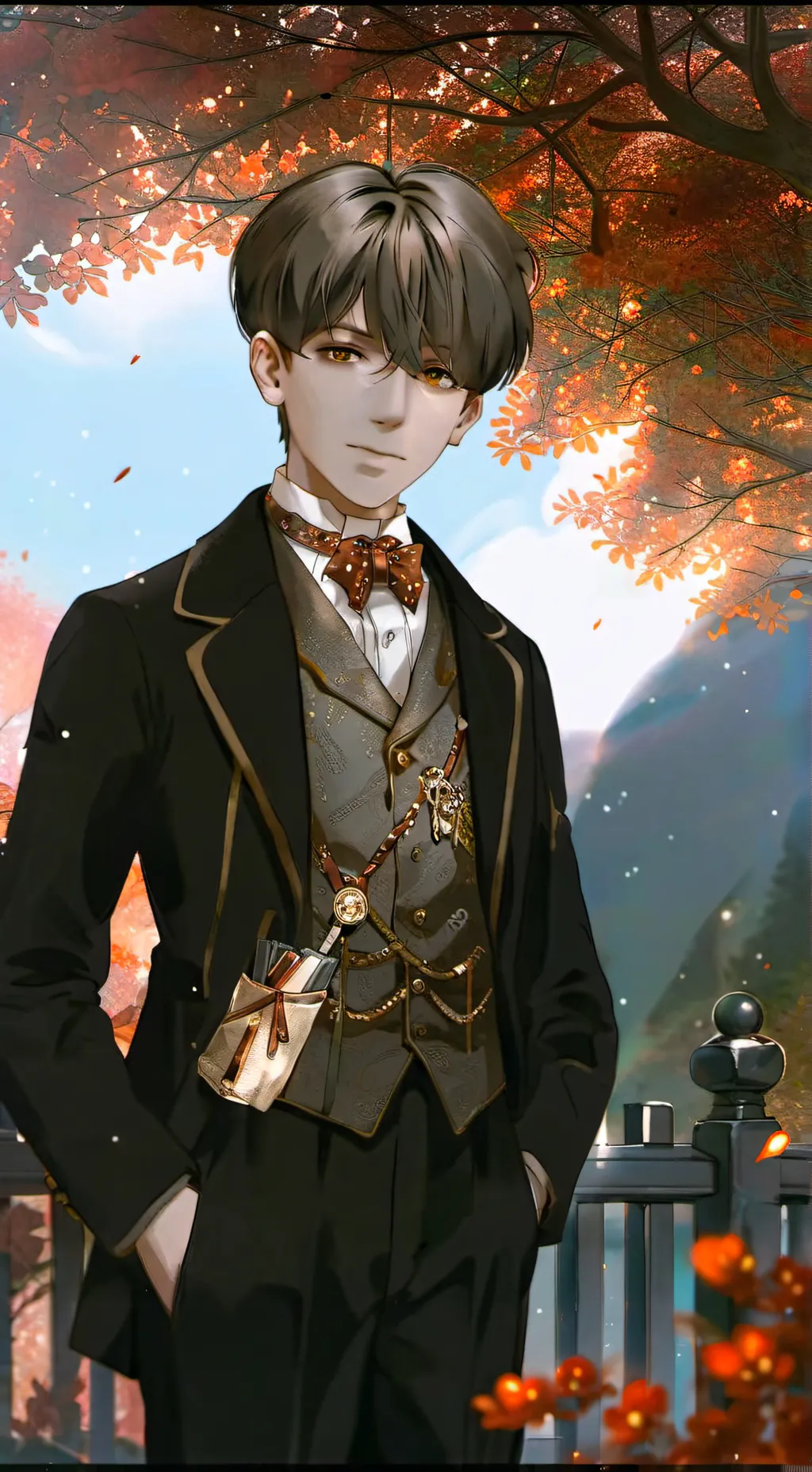 ai character: forest  background