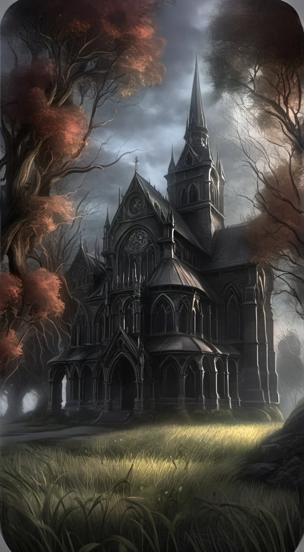 ai character: Red eye infection background