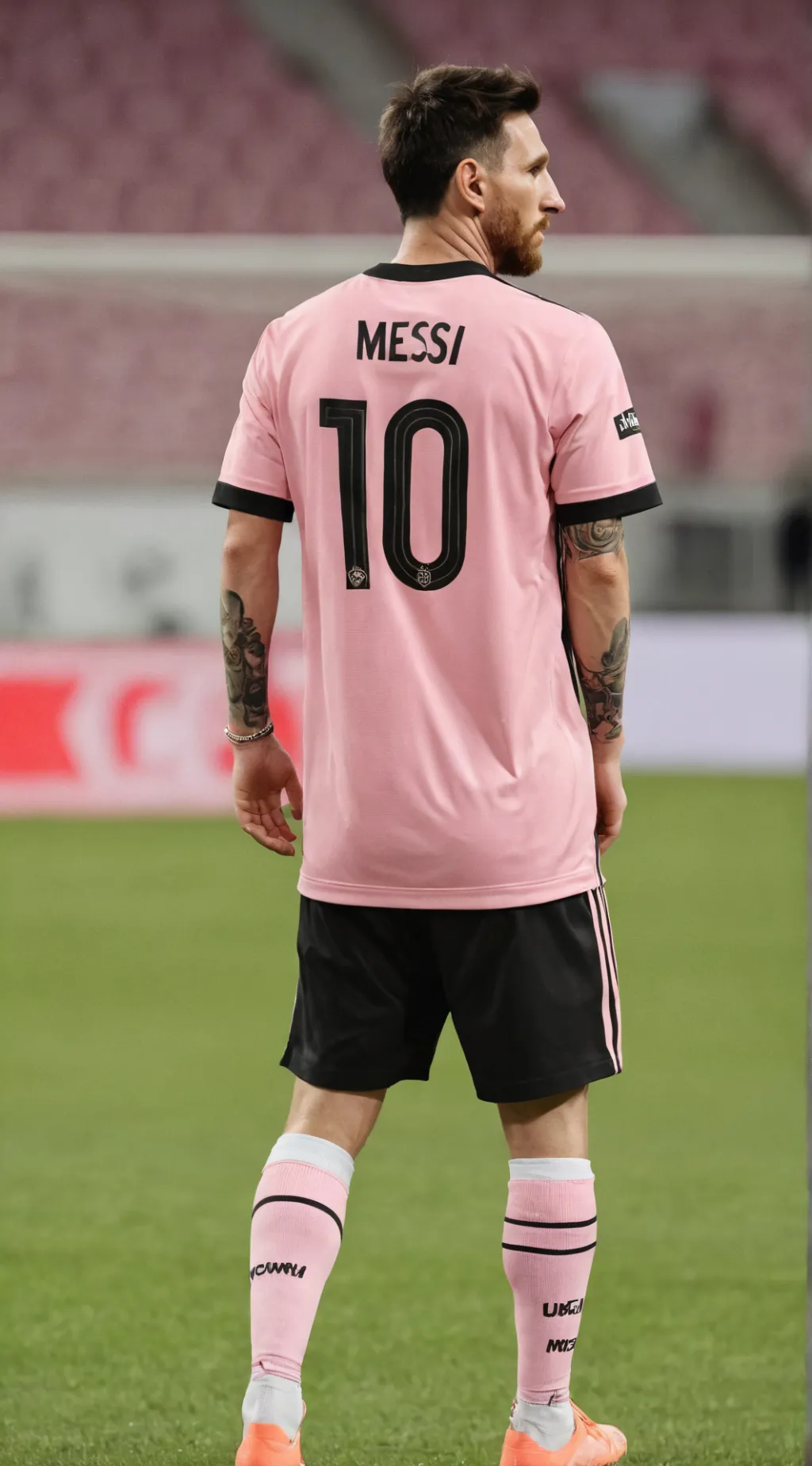 ai character: Lionel Messi  background