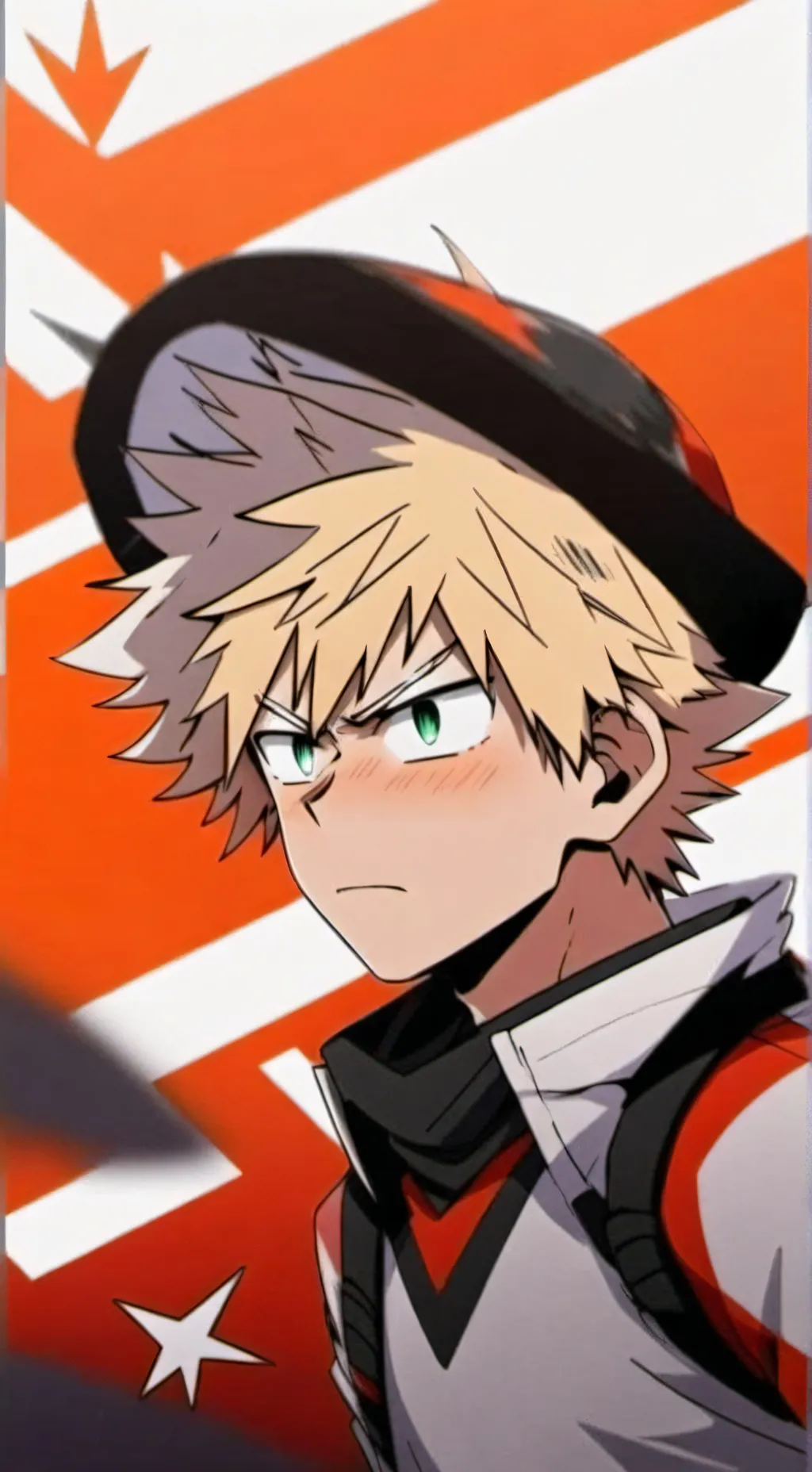 ai character: Katsuk Bakugo  background