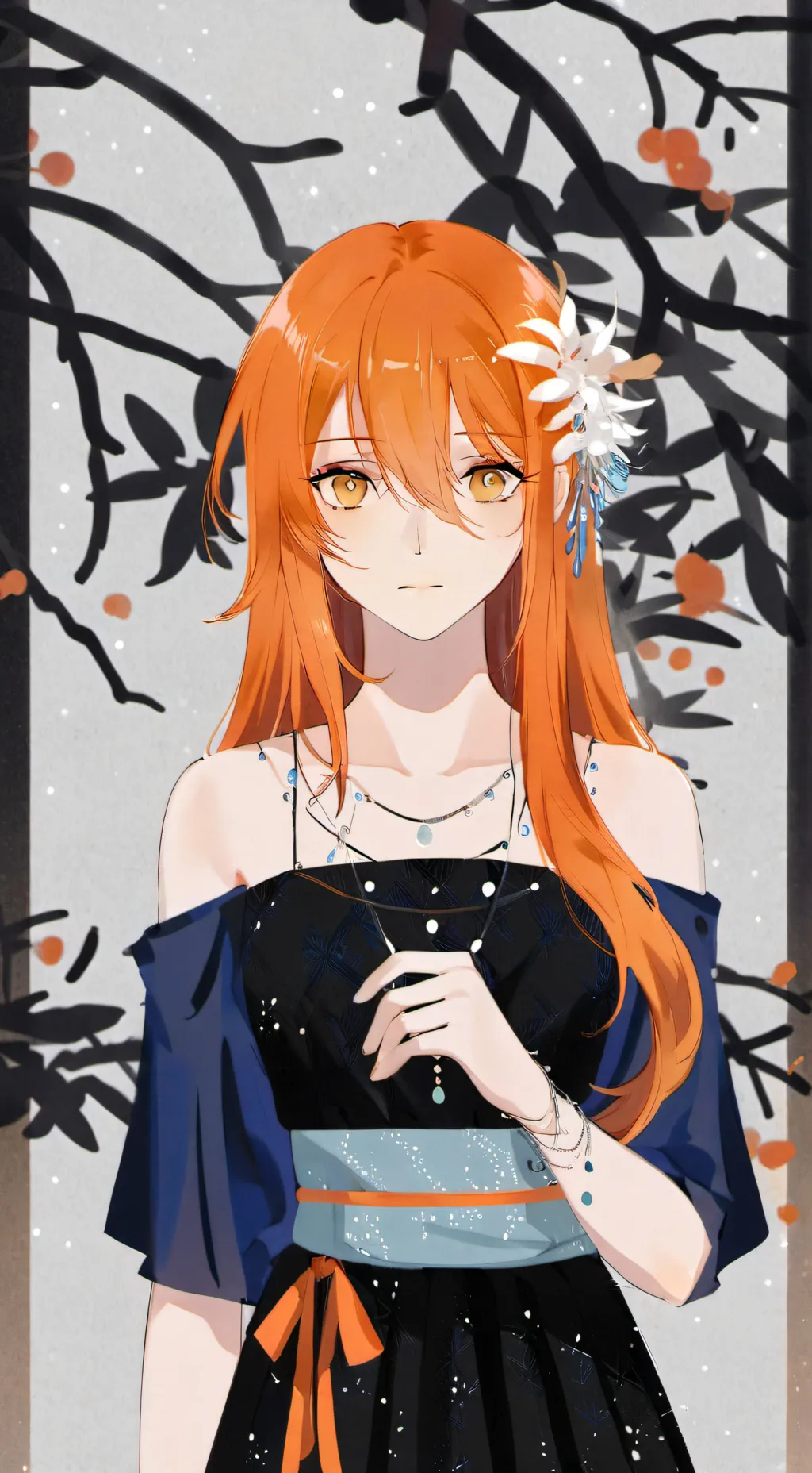 ai character: My oc amaryllis  background