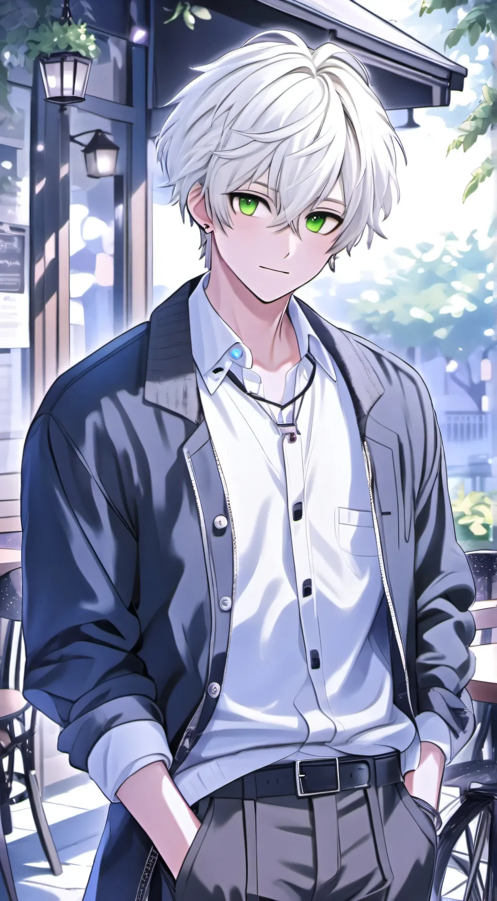 ai character: Keaton background