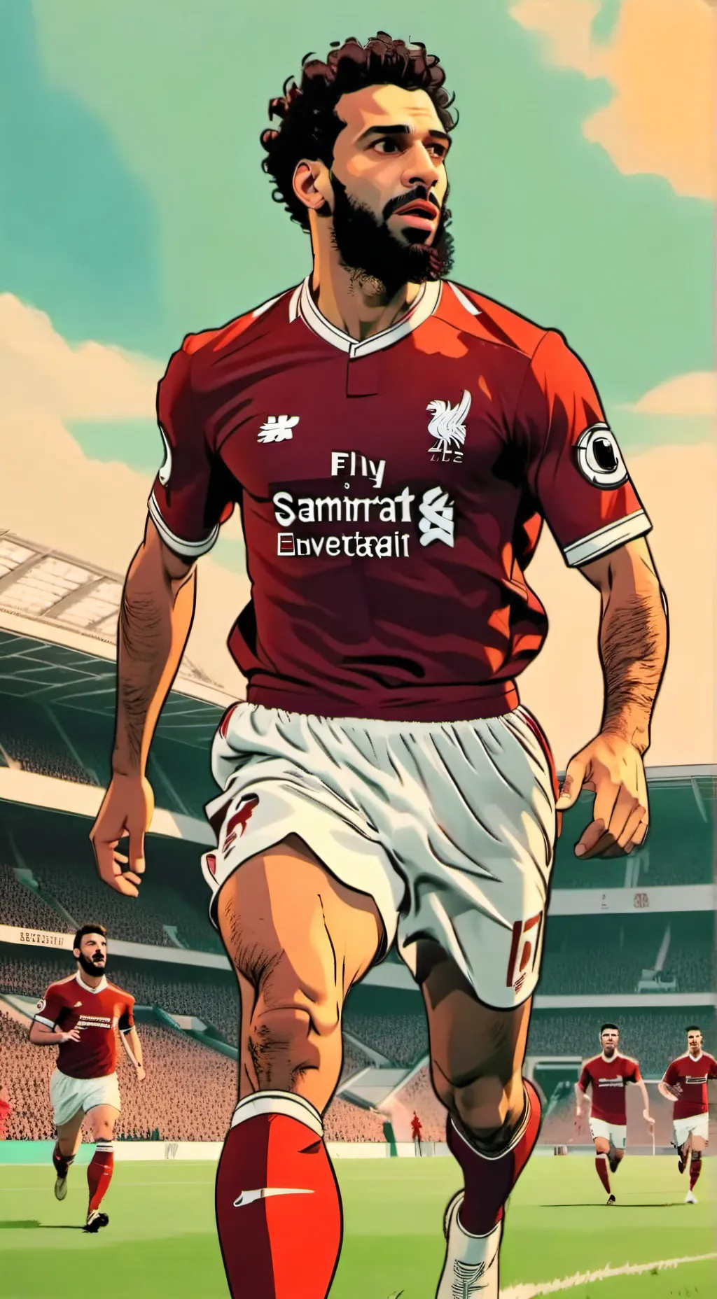 ai character: hi there background