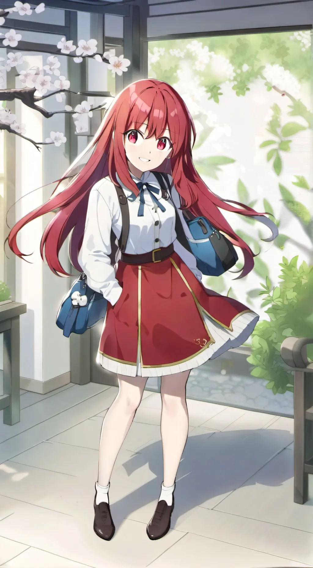 ai character: Ayame background