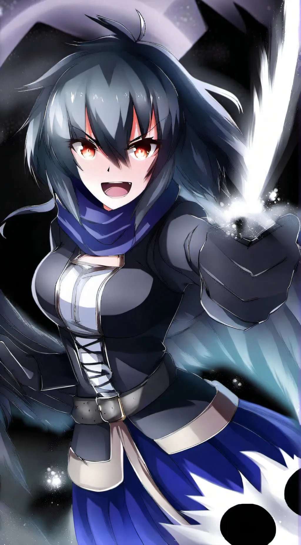 ai character: Naruto react.  background