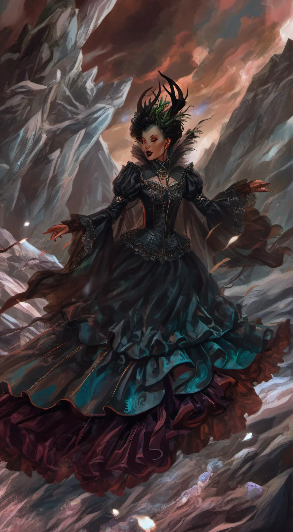 ai character: Mha Christmas TIME background