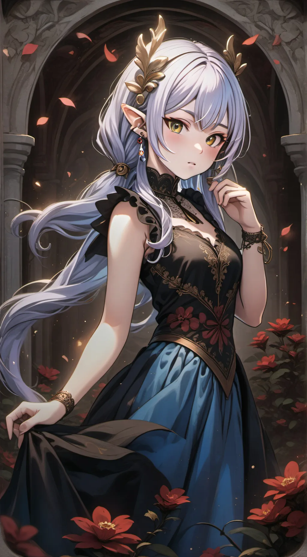 ai character: Amanda  background