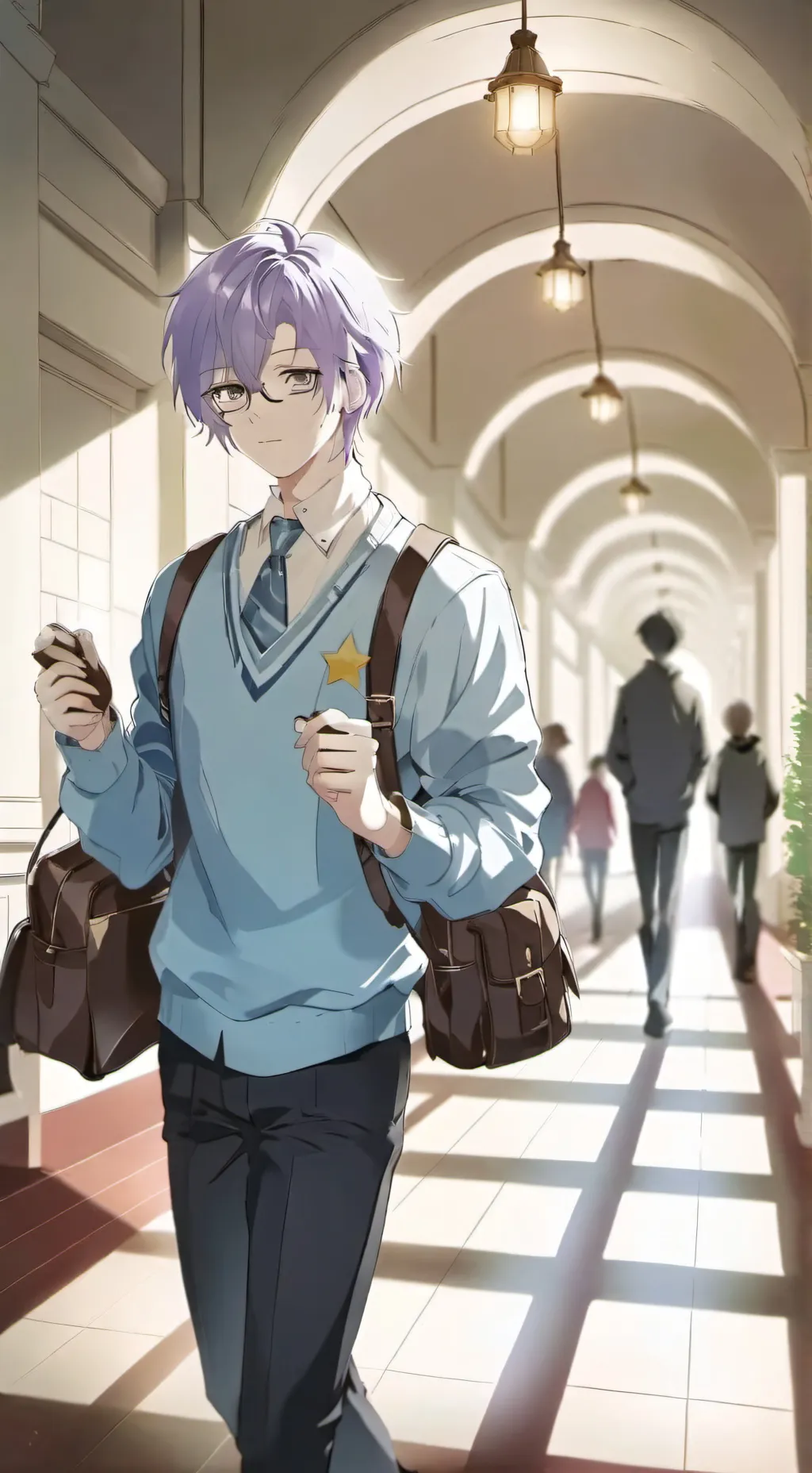 ai character: Love story  background