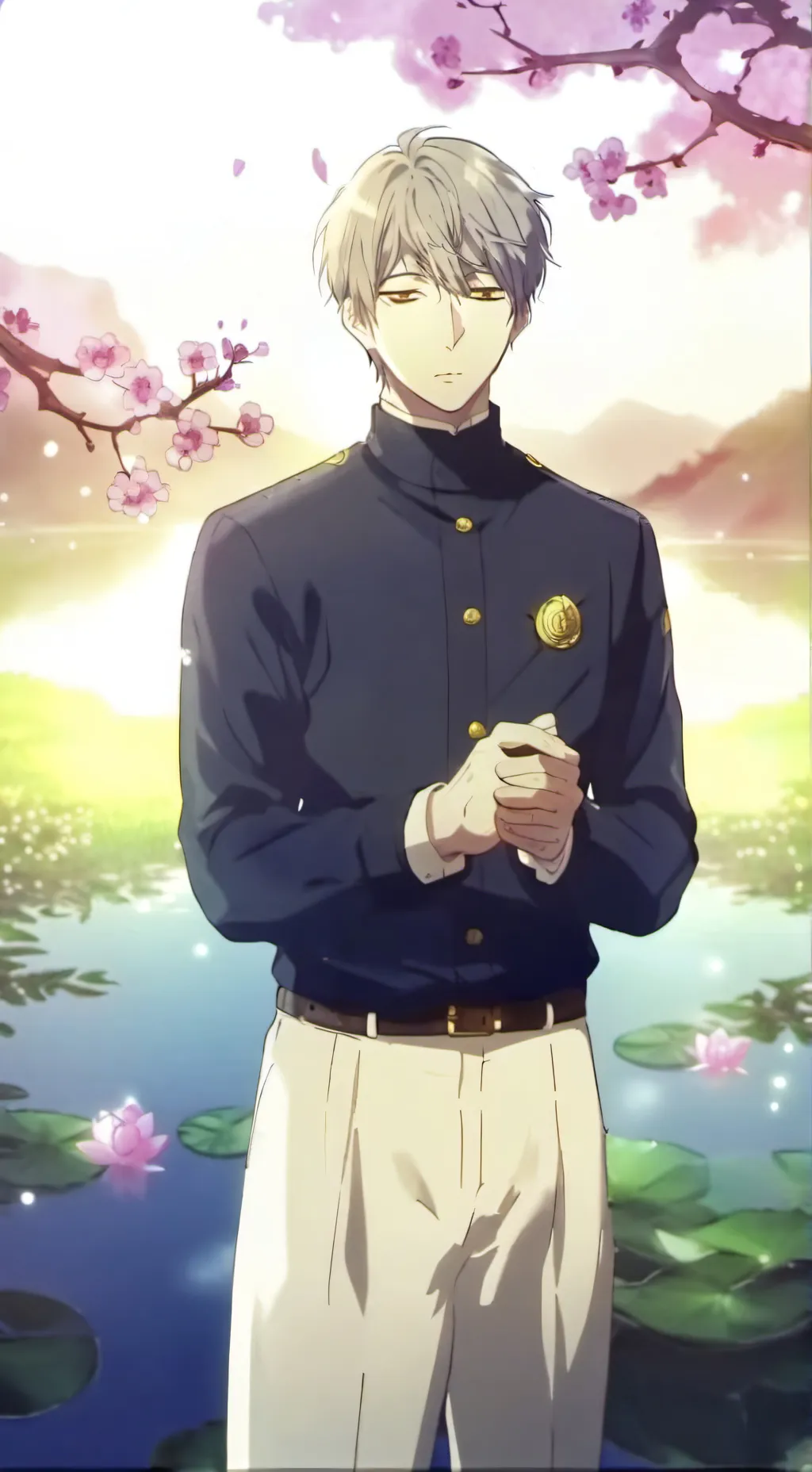 ai character: loid forger  background