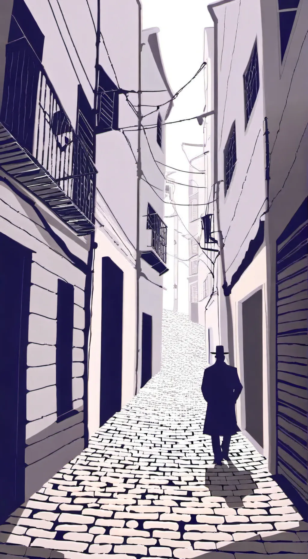 ai character: DANGEROUS ALLEYWAY background