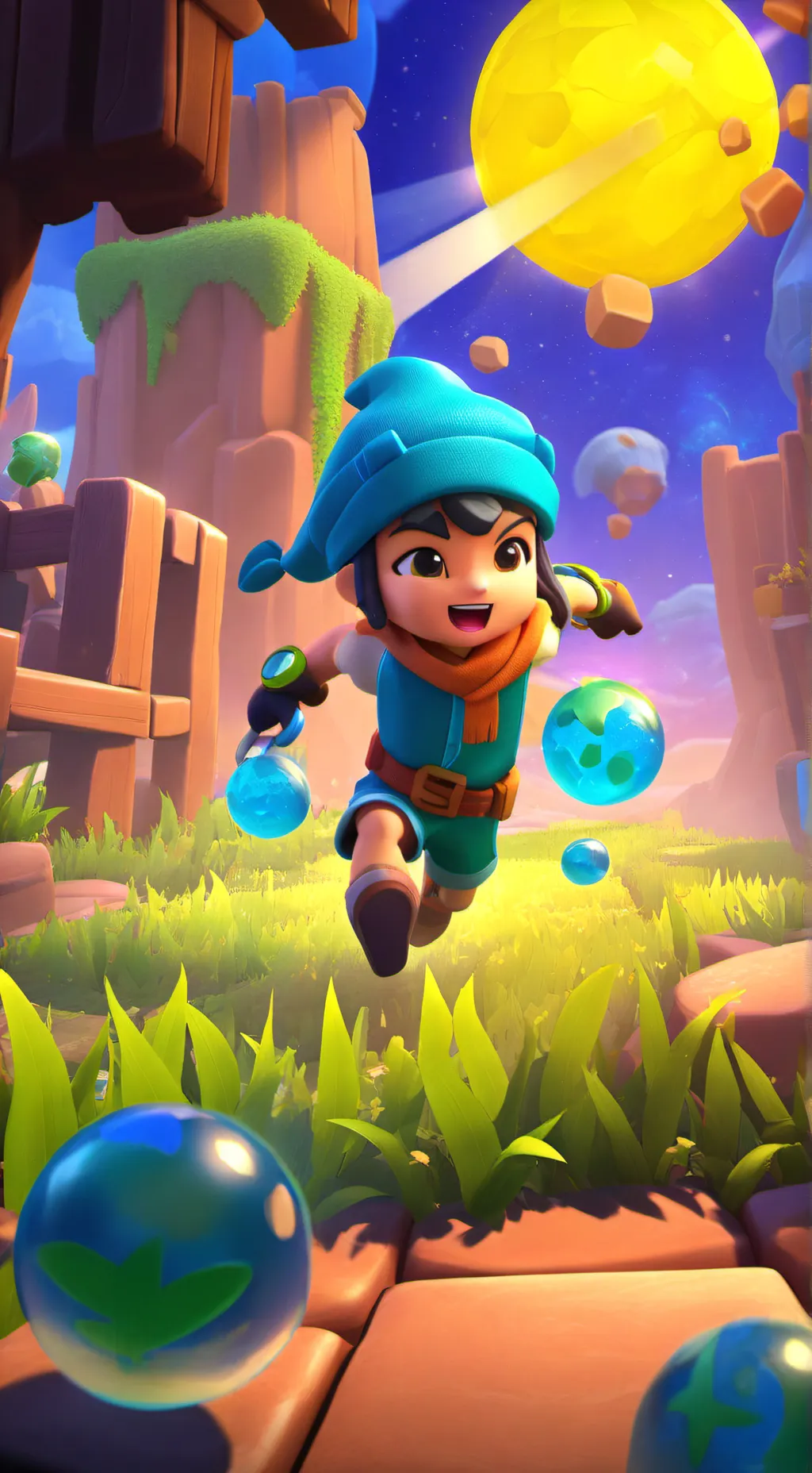 ai character: baby background