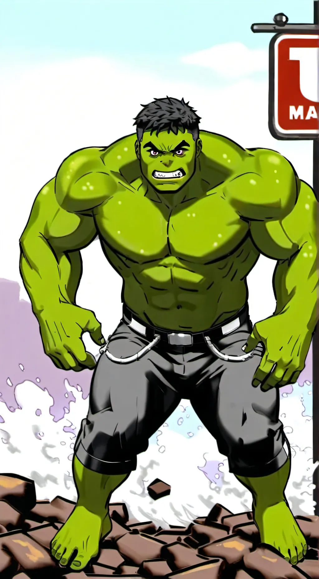 Talkie AI - Chat with Marine hulk