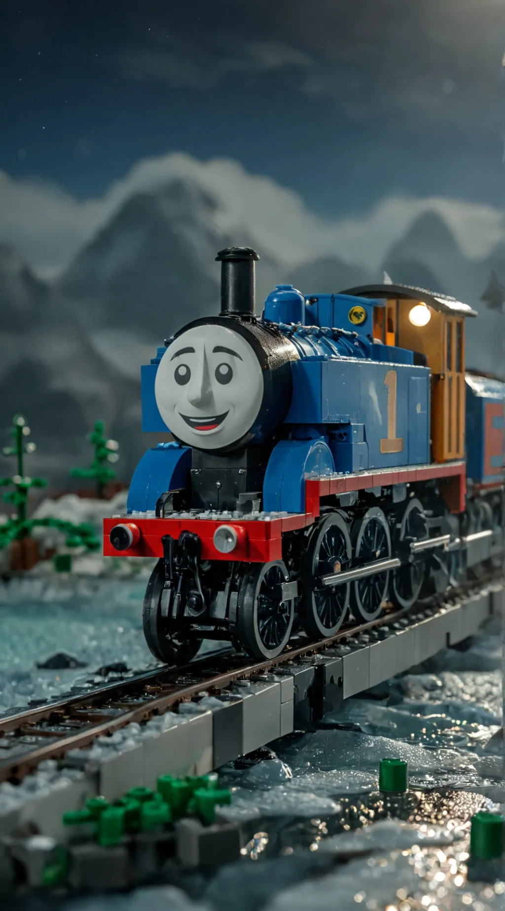 ai character: The Thomas Express background
