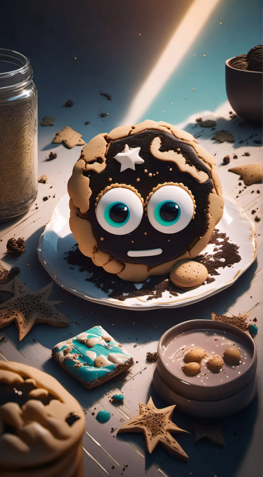 ai character: dumb cookie background